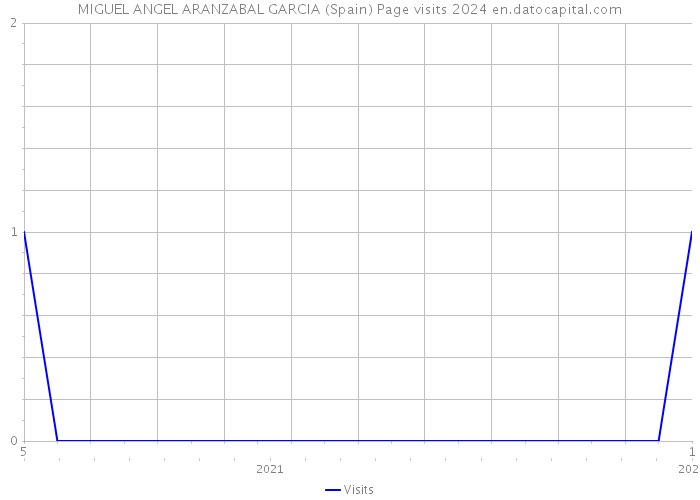 MIGUEL ANGEL ARANZABAL GARCIA (Spain) Page visits 2024 
