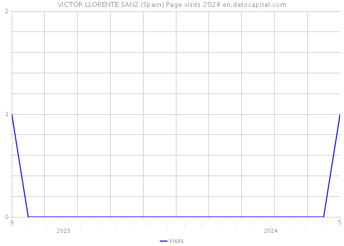 VICTOR LLORENTE SANZ (Spain) Page visits 2024 