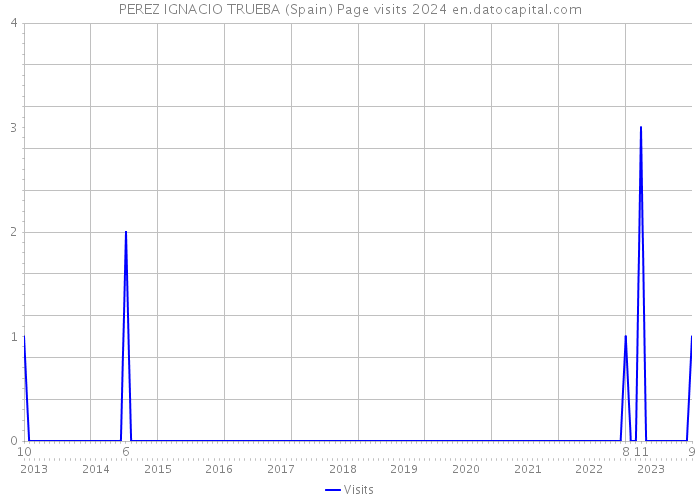 PEREZ IGNACIO TRUEBA (Spain) Page visits 2024 