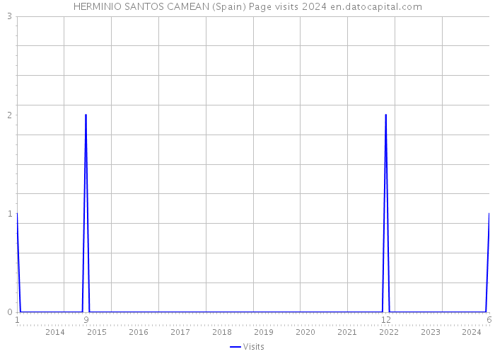 HERMINIO SANTOS CAMEAN (Spain) Page visits 2024 