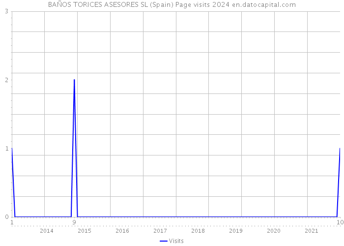 BAÑOS TORICES ASESORES SL (Spain) Page visits 2024 