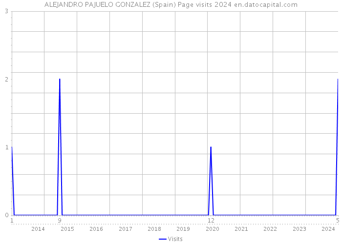 ALEJANDRO PAJUELO GONZALEZ (Spain) Page visits 2024 