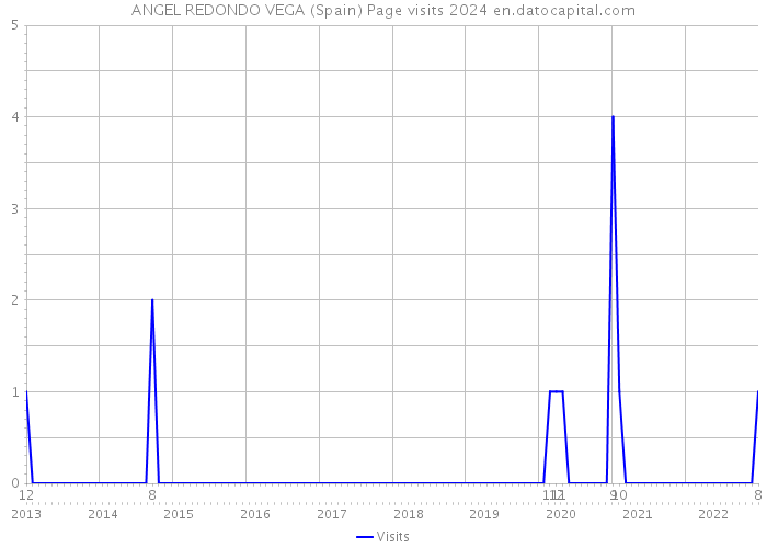 ANGEL REDONDO VEGA (Spain) Page visits 2024 