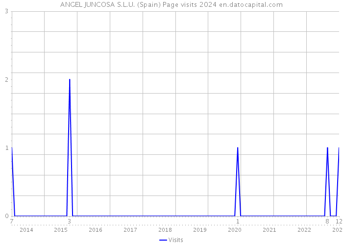 ANGEL JUNCOSA S.L.U. (Spain) Page visits 2024 