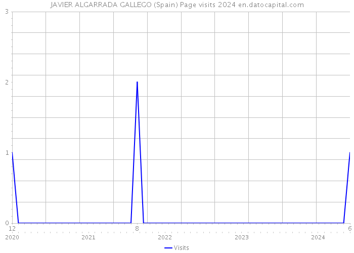 JAVIER ALGARRADA GALLEGO (Spain) Page visits 2024 