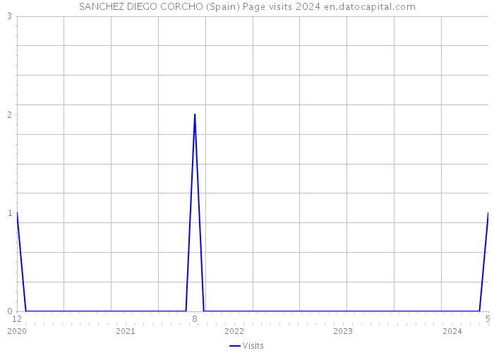 SANCHEZ DIEGO CORCHO (Spain) Page visits 2024 
