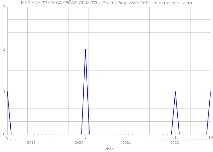MARIANA TRAPAGA PEÑAFLOR MITZIN (Spain) Page visits 2024 