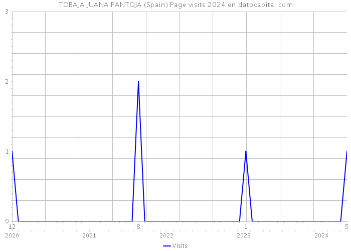 TOBAJA JUANA PANTOJA (Spain) Page visits 2024 