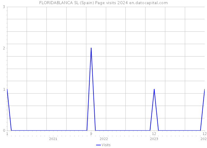 FLORIDABLANCA SL (Spain) Page visits 2024 