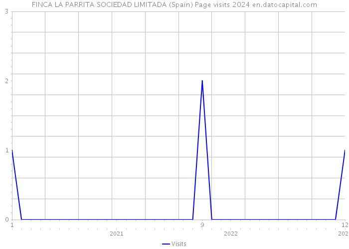 FINCA LA PARRITA SOCIEDAD LIMITADA (Spain) Page visits 2024 