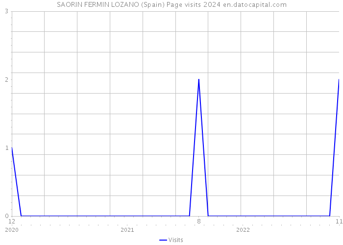 SAORIN FERMIN LOZANO (Spain) Page visits 2024 