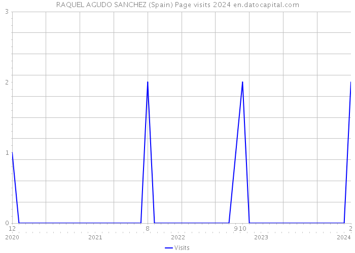 RAQUEL AGUDO SANCHEZ (Spain) Page visits 2024 