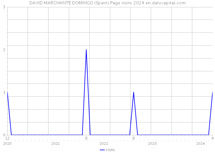 DAVID MARCHANTE DOMINGO (Spain) Page visits 2024 