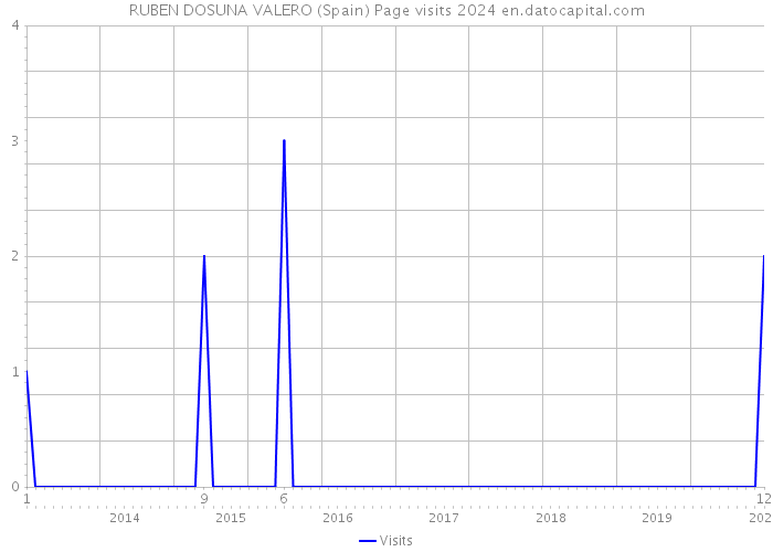 RUBEN DOSUNA VALERO (Spain) Page visits 2024 