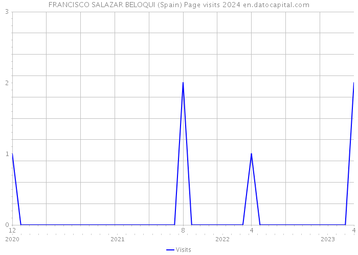 FRANCISCO SALAZAR BELOQUI (Spain) Page visits 2024 