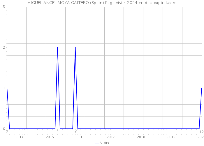 MIGUEL ANGEL MOYA GAITERO (Spain) Page visits 2024 