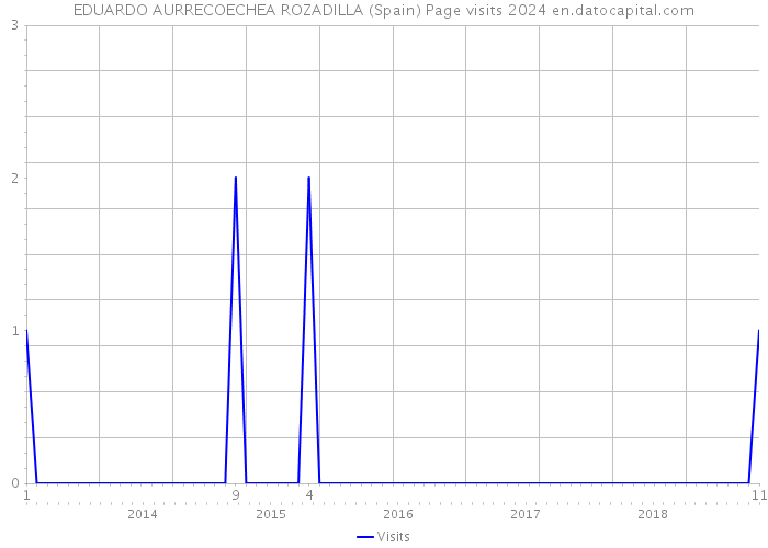 EDUARDO AURRECOECHEA ROZADILLA (Spain) Page visits 2024 