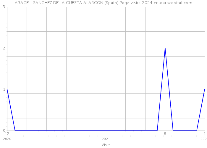 ARACELI SANCHEZ DE LA CUESTA ALARCON (Spain) Page visits 2024 