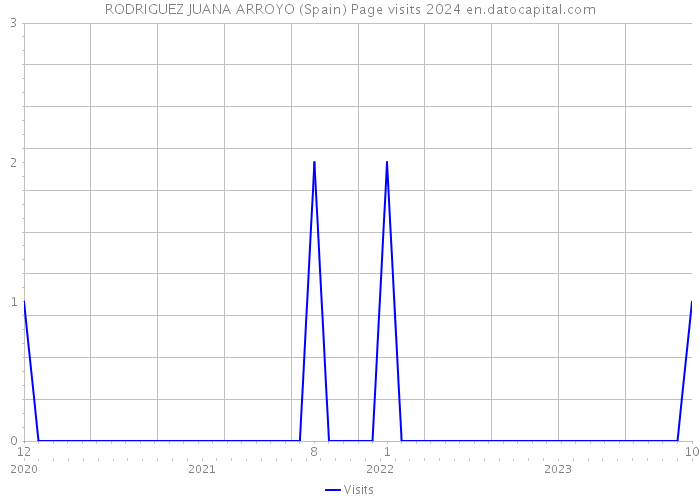 RODRIGUEZ JUANA ARROYO (Spain) Page visits 2024 