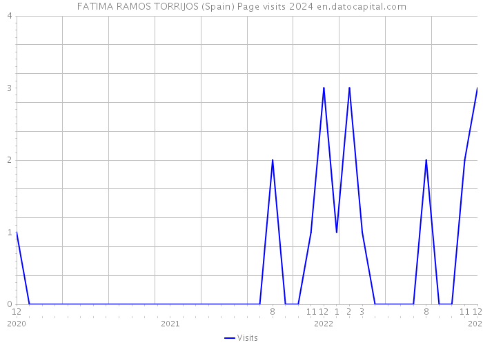 FATIMA RAMOS TORRIJOS (Spain) Page visits 2024 