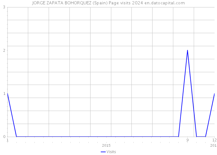 JORGE ZAPATA BOHORQUEZ (Spain) Page visits 2024 