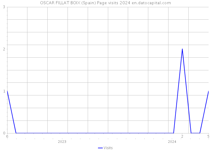 OSCAR FILLAT BOIX (Spain) Page visits 2024 