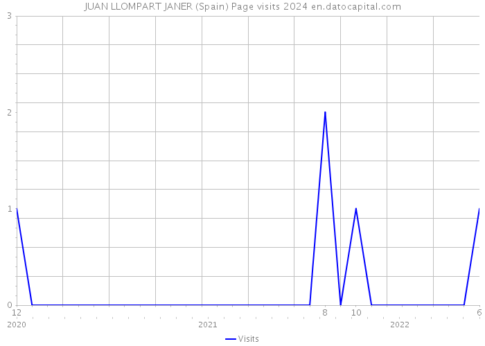 JUAN LLOMPART JANER (Spain) Page visits 2024 