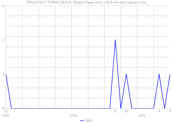 FRANCISCO TORMO BLAYA (Spain) Page visits 2024 