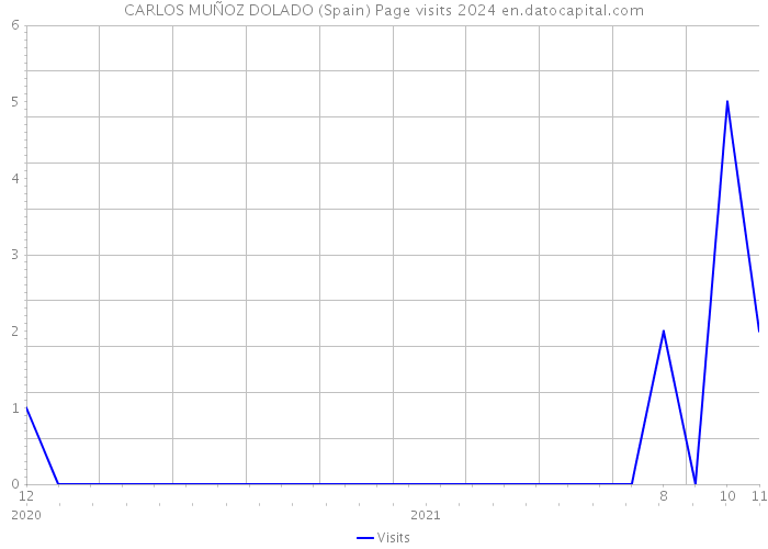 CARLOS MUÑOZ DOLADO (Spain) Page visits 2024 