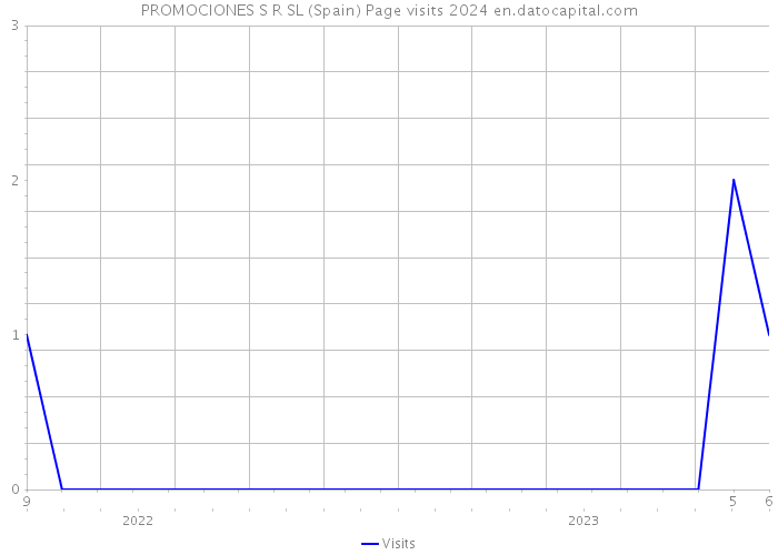 PROMOCIONES S R SL (Spain) Page visits 2024 