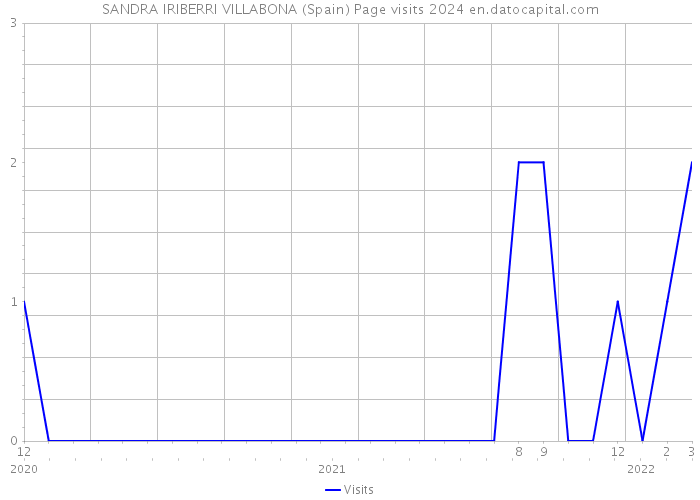 SANDRA IRIBERRI VILLABONA (Spain) Page visits 2024 