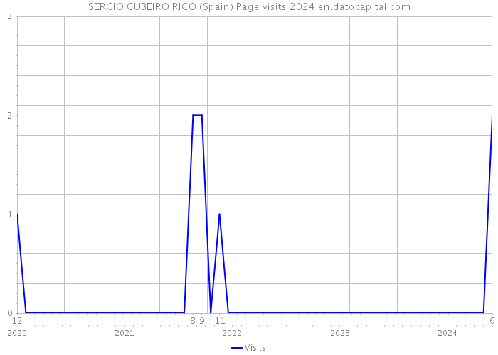 SERGIO CUBEIRO RICO (Spain) Page visits 2024 