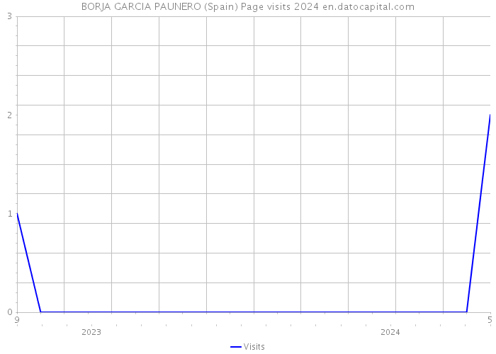 BORJA GARCIA PAUNERO (Spain) Page visits 2024 