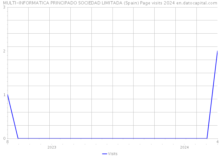 MULTI-INFORMATICA PRINCIPADO SOCIEDAD LIMITADA (Spain) Page visits 2024 