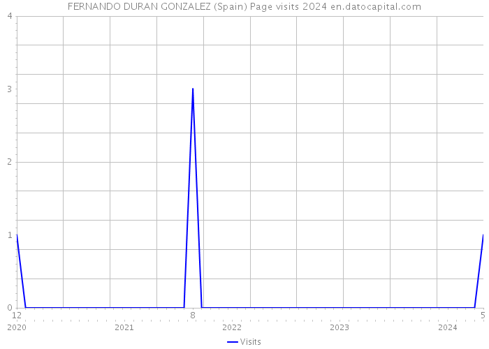 FERNANDO DURAN GONZALEZ (Spain) Page visits 2024 