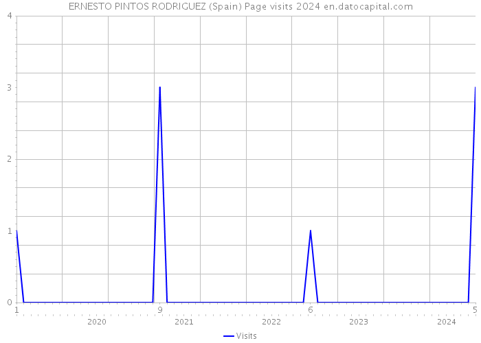 ERNESTO PINTOS RODRIGUEZ (Spain) Page visits 2024 