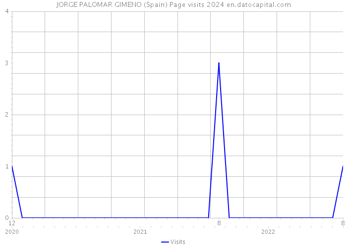 JORGE PALOMAR GIMENO (Spain) Page visits 2024 