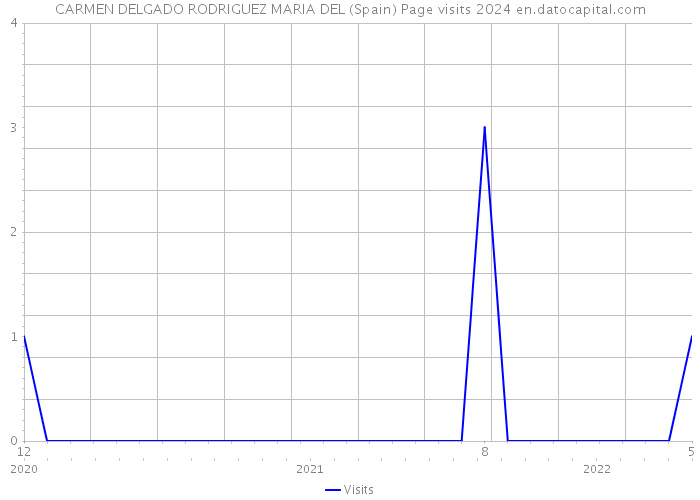 CARMEN DELGADO RODRIGUEZ MARIA DEL (Spain) Page visits 2024 