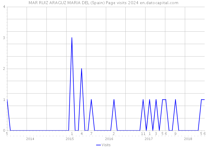 MAR RUIZ ARAGUZ MARIA DEL (Spain) Page visits 2024 
