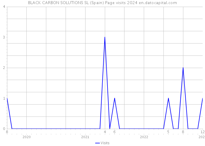 BLACK CARBON SOLUTIONS SL (Spain) Page visits 2024 