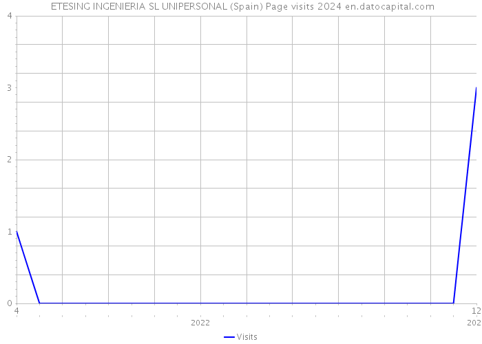  ETESING INGENIERIA SL UNIPERSONAL (Spain) Page visits 2024 