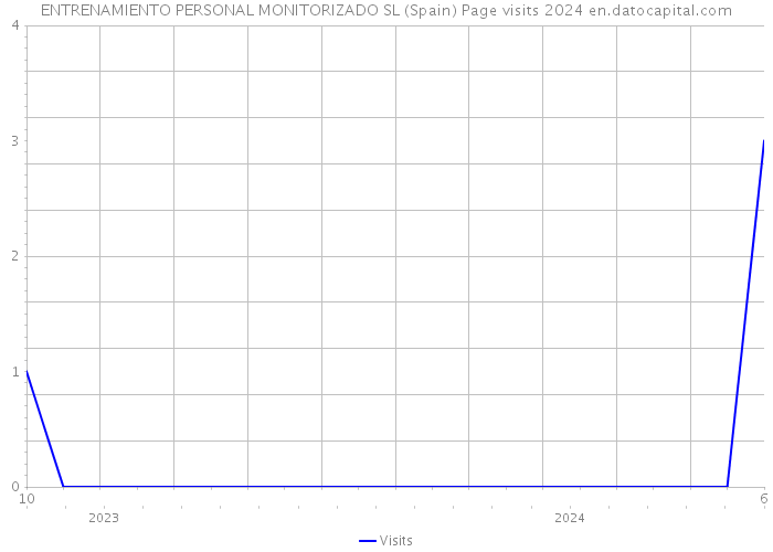 ENTRENAMIENTO PERSONAL MONITORIZADO SL (Spain) Page visits 2024 