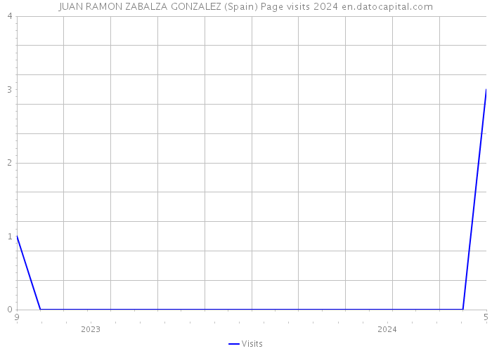 JUAN RAMON ZABALZA GONZALEZ (Spain) Page visits 2024 