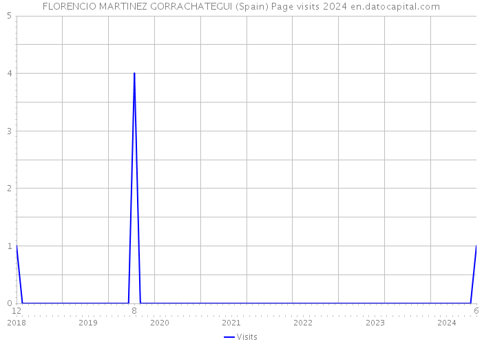 FLORENCIO MARTINEZ GORRACHATEGUI (Spain) Page visits 2024 