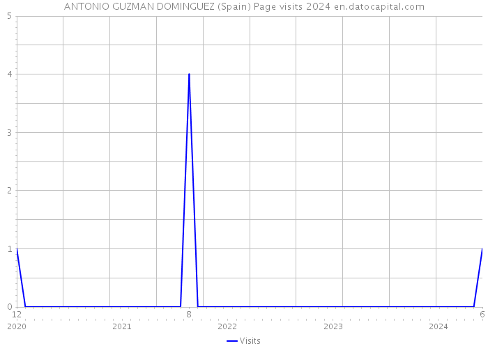 ANTONIO GUZMAN DOMINGUEZ (Spain) Page visits 2024 
