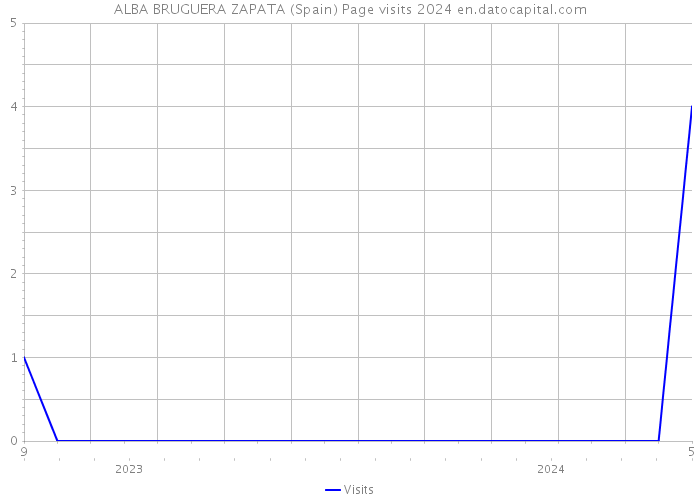 ALBA BRUGUERA ZAPATA (Spain) Page visits 2024 