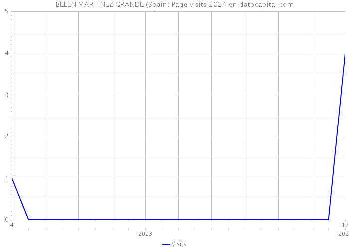 BELEN MARTINEZ GRANDE (Spain) Page visits 2024 