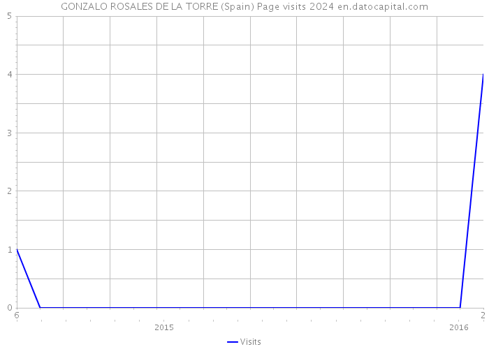 GONZALO ROSALES DE LA TORRE (Spain) Page visits 2024 