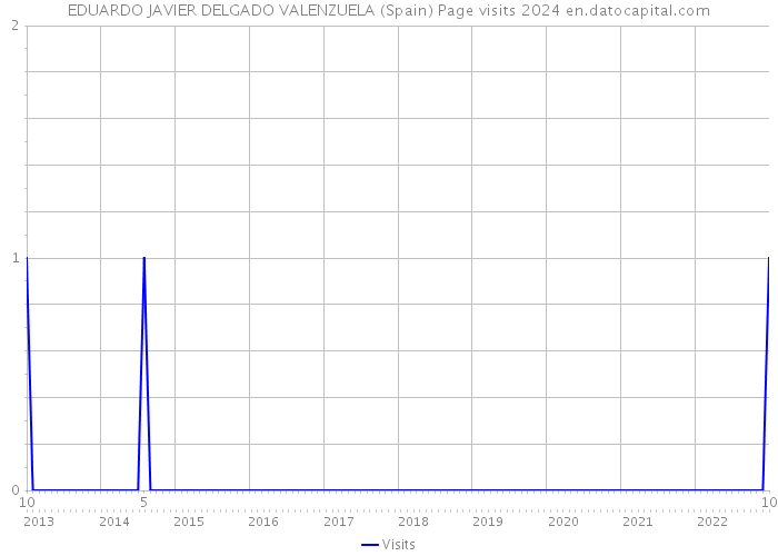 EDUARDO JAVIER DELGADO VALENZUELA (Spain) Page visits 2024 