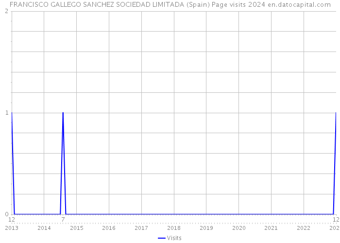 FRANCISCO GALLEGO SANCHEZ SOCIEDAD LIMITADA (Spain) Page visits 2024 